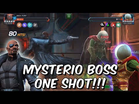 Act 6 Mysterio Boss One Shot With Nick Fury! + Korg & Thing DEMOLISHED - Marvel Contest of Champions