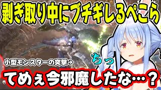 【MHWI】小型モンスターに邪魔され”暴言や舌打ち”が止まらない”邪悪な”兎田ぺこらのモンハンアイスボーンDay1.2見どころまとめ！【ホロライブ/切り抜き】