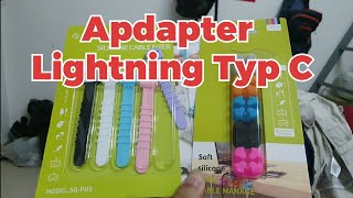 Phụ kiên vui vui, hữu ích. apdapter lightning to typ C.
