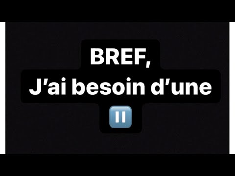 Videoclip de Bref, j’ai besoin d’une pause — Slimane