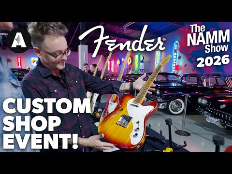 Exploring the Fender Custom Shop Event! - NAMM 2026