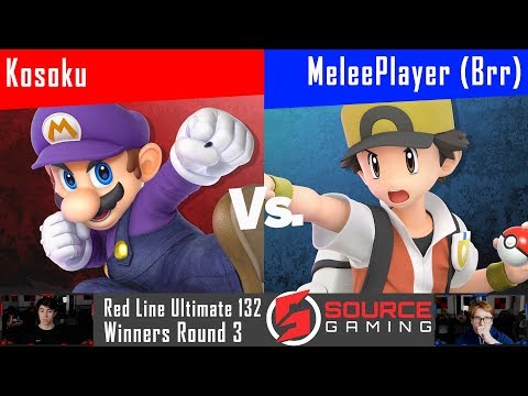 Red Line Ultimate 132 - Winners Round 3 - Kosoku vs MeleePlayer (Brr)