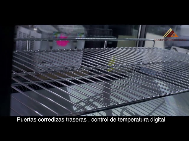 Vídeo relacionado con METRO Professional Vitrina refrigerada GCV1100, 70.5 x 47.2 x 68.7 cm, negra, 100 L, 195 W