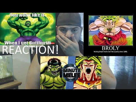 One Minute Melee S4 EP2 - Hulk Vs Broly (Marvel vs DBZ) reaction