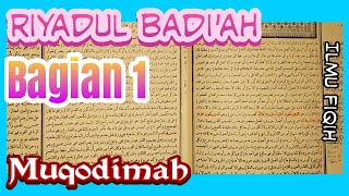 Download lagu Riyadul Badi'ah Bagian 1 muqodimah, kitab kuning, kitab riyadh, bahasa sunda lugot mp3