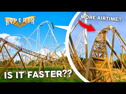 Hyperia at Thorpe Park is FASTER now??