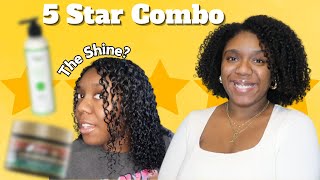 This Combo Didn't Disappoint! | NLS & Mane Choice Wash & Go | Minksmas Day 2  🎁