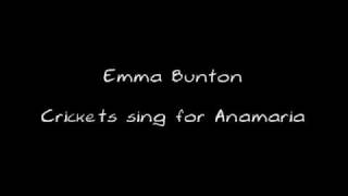 Emma Bunton  - Crickets Sing For Anamaria (&amp;lyrics)