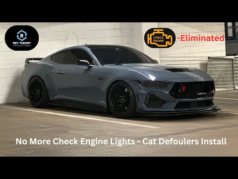 Fixing the Check Engine Light After Headers | Cat Defoulers Install - S650 Mustang GT