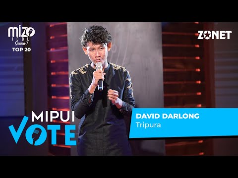 MIZO IDOL VOTE (TOP 20): DAVID LALCHAWISANGA DARLONG