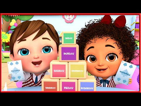 7 jours de la semaine - Comptines pour bébé en francais - Baby Angel LE Français [HD]