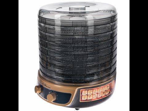 Миниатюра изображения товара Сушилка для овощей и фруктов Pullman PL-2280 3в1 (черный/золото)