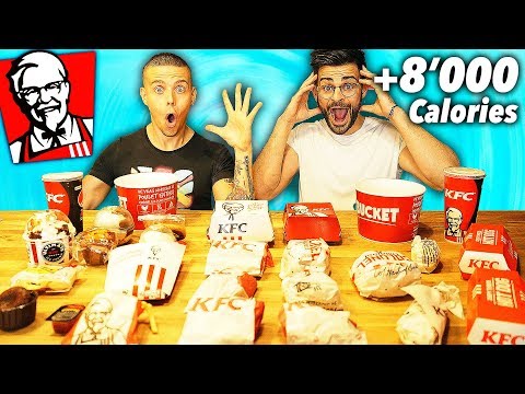 ACHETER TOUS LES PRODUITS DE LA CARTE KFC [+8'600 calories]