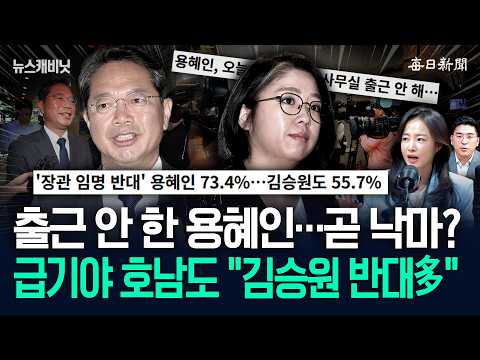 40대도 호남도 다 등 돌렸다…“상황이 얼마나 심각하냐면” [뉴캐]