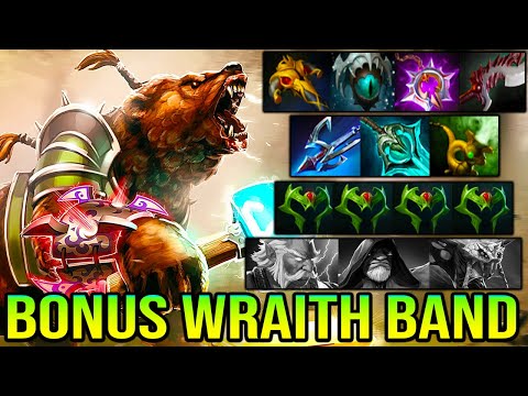 LoneDruid - INTENSE CARRY BUILD - INSANE BONUS WRAITH BAND MIDGAME - DOTA 2 GAMELAY