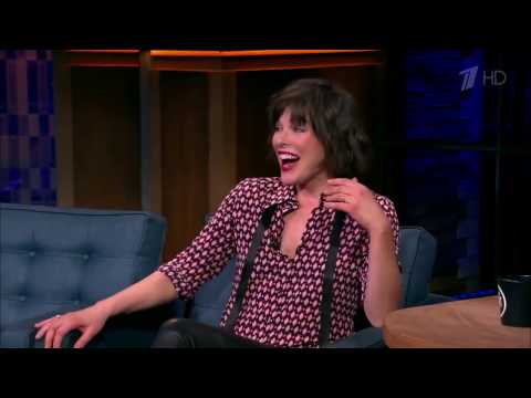 Milla Jovovich on Russian TV | Milla Jovovich speaks RUSSIAN