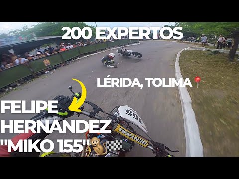 200 Expertos, 1ra Valida Departamental De Motovelocidad, Felipe Hernandez "Miko #155"