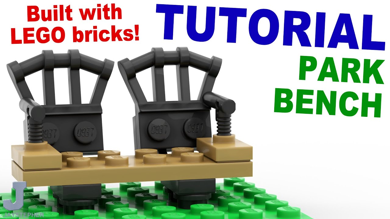 LEGO Park Bench How To Tutorial