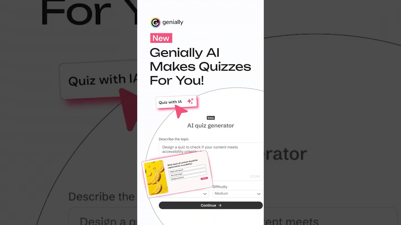 Genially AI makes Quizzes for you!