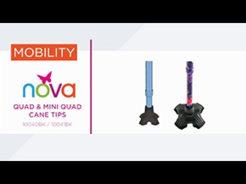 Quad & Mini Quad Cane Tips 10041BK