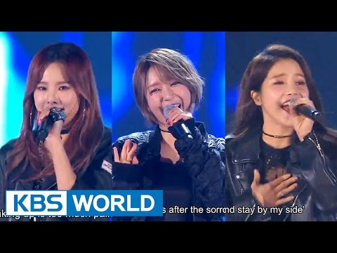 Solji & Cho A & Solar - I'll Give You The Love I Have Left [2015 KBS Song Festival / 2016.01.23]