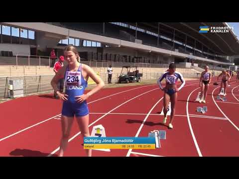 200m U23 | Nordic Championchip Athletics 2022 | Julia Henriksson 23.32