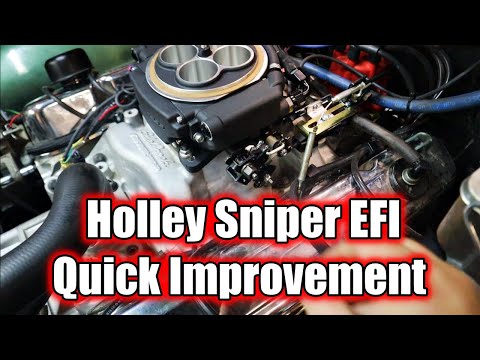 Holley Sniper EFI Quick and Easy Improvement