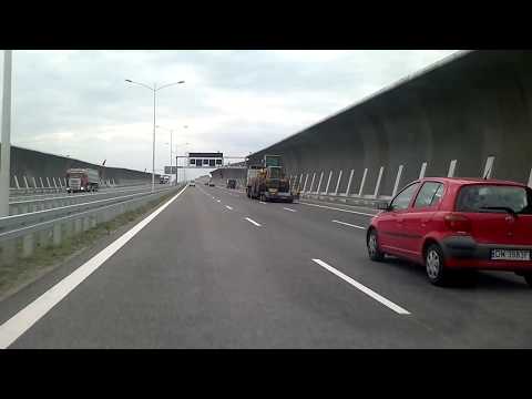 Samochodem po Wrocławiu - AOW A8 - Długołęka - Magnice (27 km) HD cz. 17