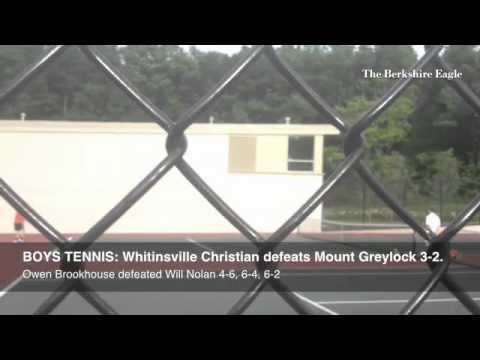 BOYS TENNIS: Owen Brookhouse's match-clinching point against Will Nolan in the D-III state semifinal