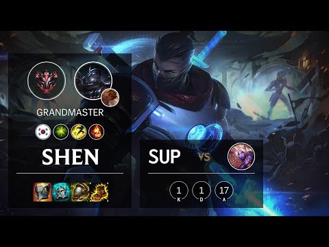 Shen Support vs Soraka - KR Grandmaster Patch 10.3