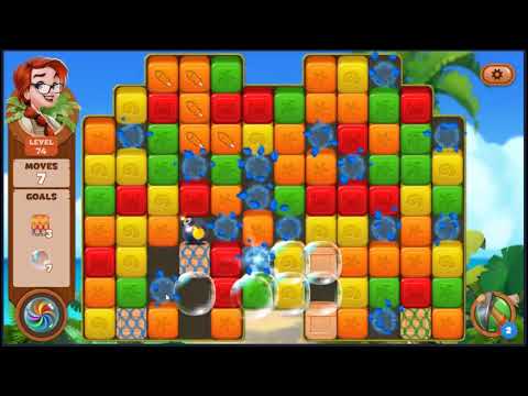 Lost Island Blast Adventure Level 74 - NO BOOSTERS 🏝️ | SKILLGAMING ✔️