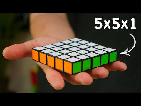 I 3D Printed 5x5x1 Impossible Flat Rubik's Cube