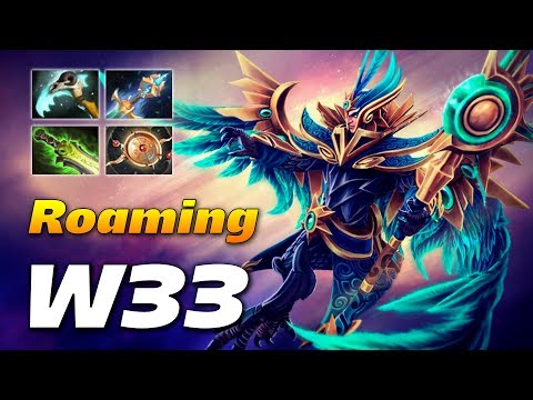 w33 Roaming Skywrath Mage - Dota 2 Pro Gameplay