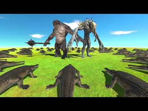 Beat All Machimosaurus Rex | Troll VS Infernals - Animal Revolt Battle Simulator