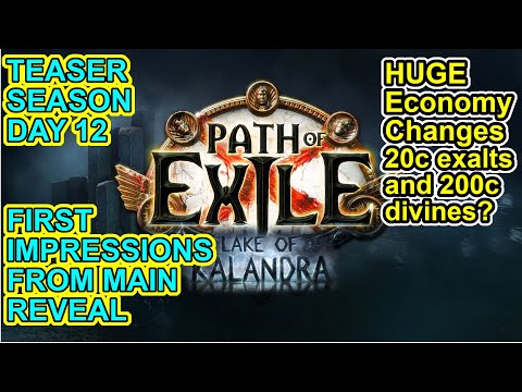 POE 3.19 Spoilers Day 12 - First Impressions Of The Big Reveal - Path Of Exile Lake of Kalandra