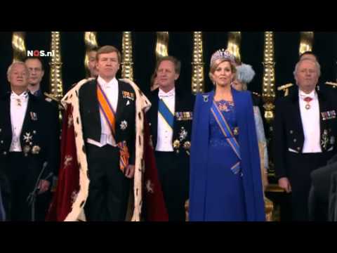 Het Wilhelmus klinkt in de Nieuwe Kerk