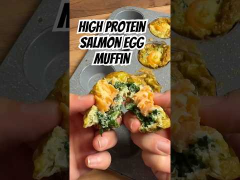 High-Protein Salmon Egg MuffinsHealthy, low-fat & perfect for meal prep!