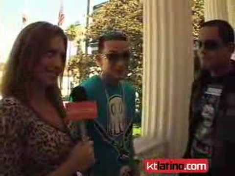 Angel y Khriz talk with KTLATINO.COM's Leticia Preciado
