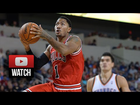 Derrick Rose Full Highlights vs Thunder - 26 PTS 6 AST (2013.10.23) (NBA PRESEASON)