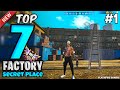 TOP 7 SECRET {FACTORY} HIDDEN PLACES FOR BR & CS RANK | AFTER OB51 UPDATE | FlashFire Gaming