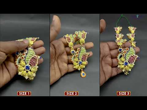 Divine Colorful Stone Mala for Ganesha, Gauri Mata, Saibaba Krishna video