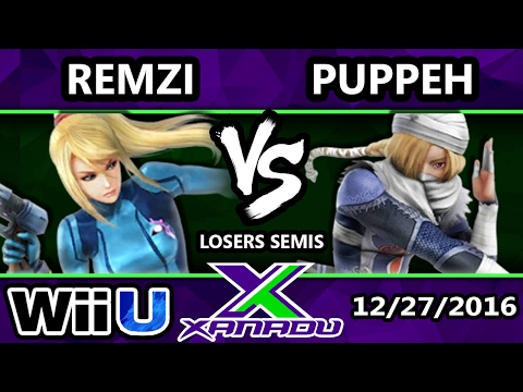 S@X 182 - EZG | Remzi (ZSS) Vs. Puppeh (Sheik) - SSB4 Losers Semis - Smash for Wii U - Smash 4