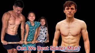 We Tried Tom Hollands Spider Man Workout!