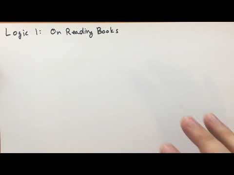 Logic 1 On reading books Basic Mathematics