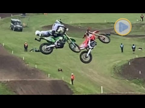 BIG CRASH Henry Jacobi in Matterley Basin - GP da Inglaterra