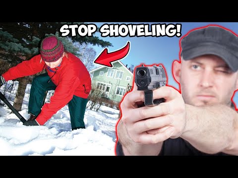 Neighbor SHOT Me For Shoveling Snow On “His” Public Property!
