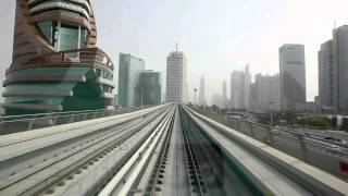 preview picture of video 'Dubai - Two Metro Stations Trip HD'