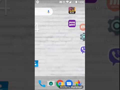 Через какое придлжєния я зделал интро