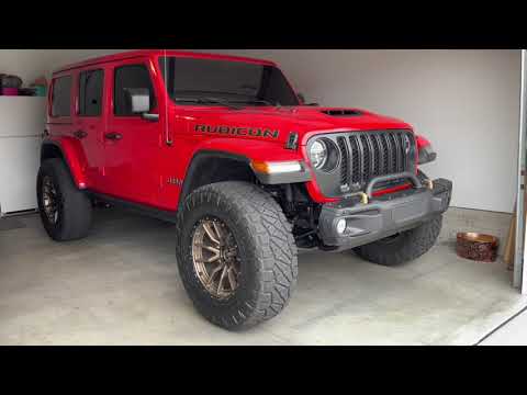 Wrangler Rubicon 392 With Out Bumper End Cap.