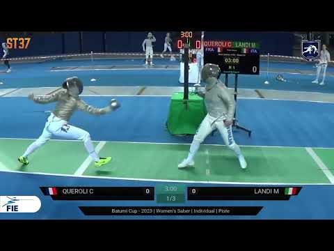 Batumi World Cup 2023 SWS - L64 - Caroline Queroli FRA v Michela Landi ITA